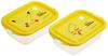 500ml Set of Pikachu Face Antibacterial Storage Side Dish Made In Self-Sealing Containers, 2, Pokémon 23, Containers, Containers, Japan,