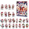 Christmas Blind Box: Cute Snowman Acrylic Pendant Advent Calendar
