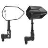 KEMIMOTO Motorcycle Left and Right Universal Easy Vehicle Inspection for Hunter Cross and PCX Mirrors, Set, 10mm/8mm, Fit, Installation, 360°