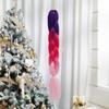 ALAN EATON 24 Inches Synthetic Rainbow Color Jumbo Braid Hair Extensions High Temperature Fiber Extensions For DIY Crochet Hair Braids