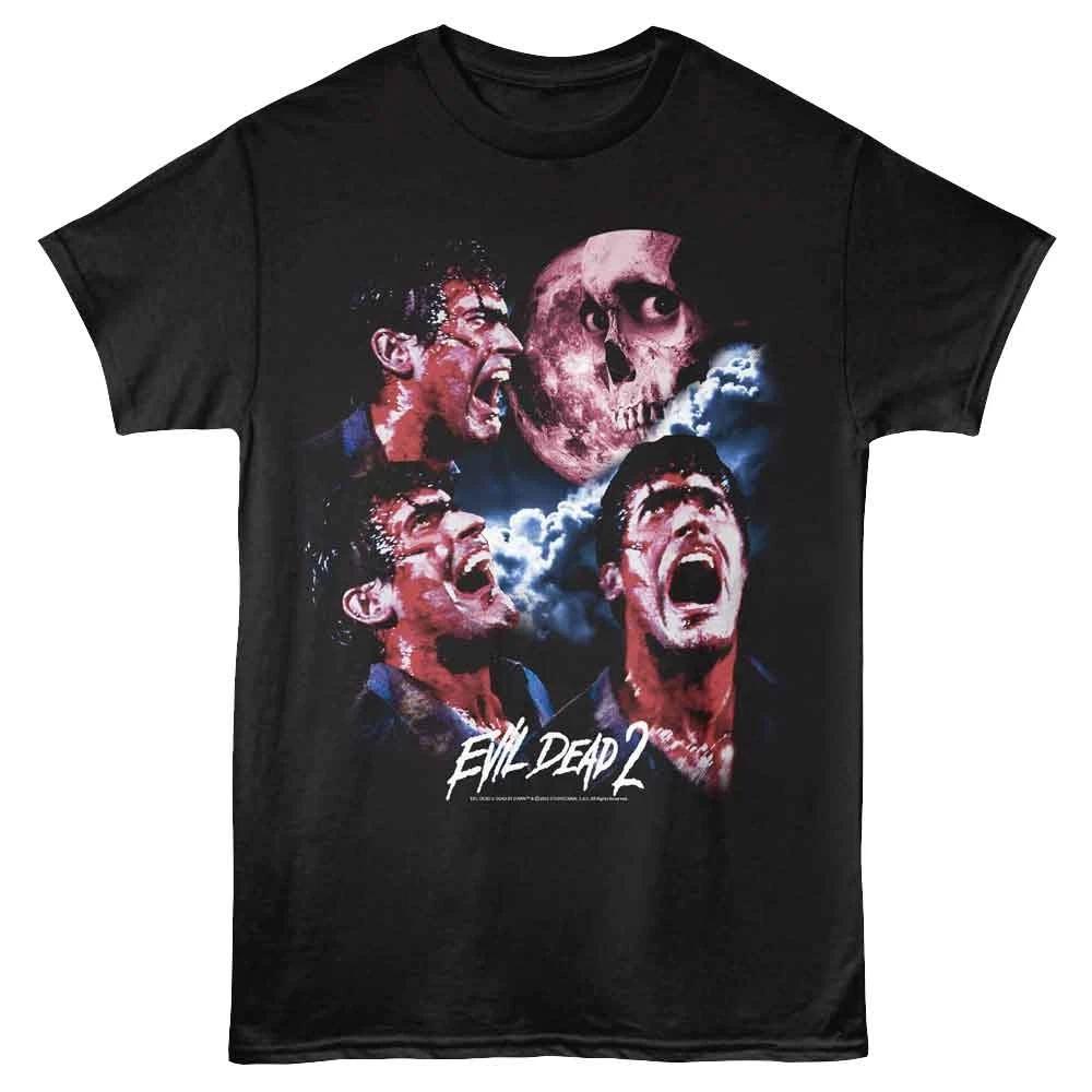 Evil Dead - Three Ash Moon - Black -  Unisex Short Sleeve Children s T-shirt 130