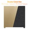 Black PEI Frosted Build Plate 370x370mm High Strength & Wear Resistance Easy Mode Steel Sheet for K2 For Creality K2 Plus