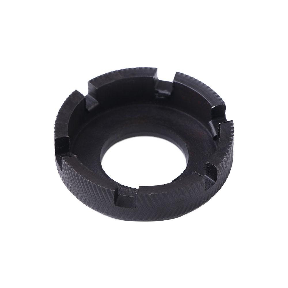 Ключ для спиц 14G Инструменты для велоспорта Круглая пластина Инструмент для спиц велосипеда Инструменты для регулировки велосипеда Ключ для спиц велосипеда Ключ для колеса велосипеда чёрный