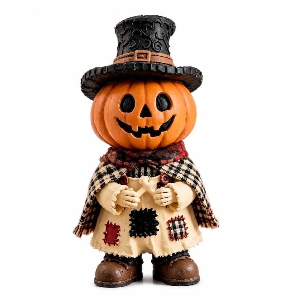 Zweiseitig bedrucktes Holzornament Handgefertigte Geisterfigur Tischdekoration Halloween