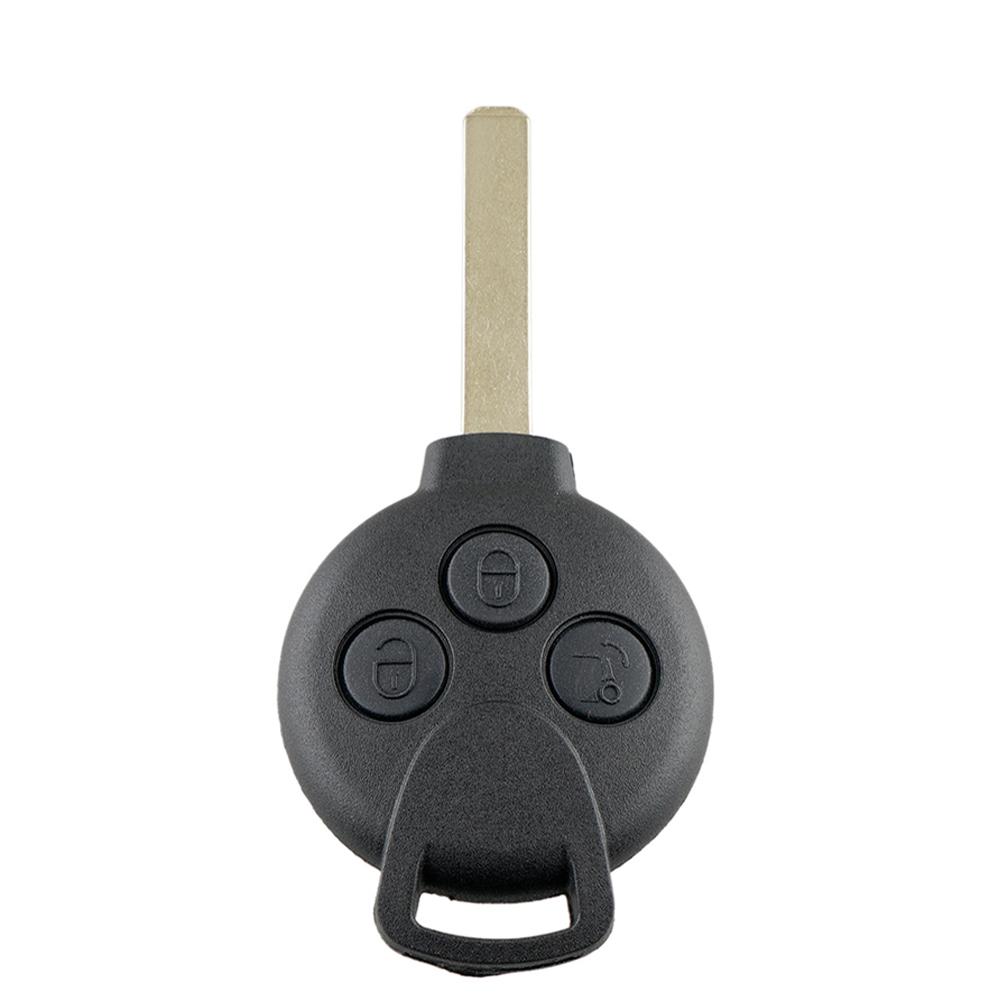 Car Key Shell 3 Buttons Car Remote Key Shell Case Replacement Fit For Fortwo 451 2007-2013 / Mercedes-Benz Smart