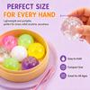 6Pcs Mini Lucky Bao Bun Squishy Squeeze Fidget Sensory Slow Rising Anti Stress Relief Office Desk Gadget Novelty Gift Set