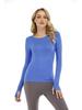 Women's Quick Dry Long Sleeve Yoga & Running Top - Round Neck, Sweat-Wicking, Fitness T-Shirt
