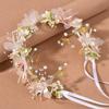 Corona Floreale per la Festa dei Bambini - Cerchietto Perla da Principessa & Accessorio Floreale Stile Foresta
