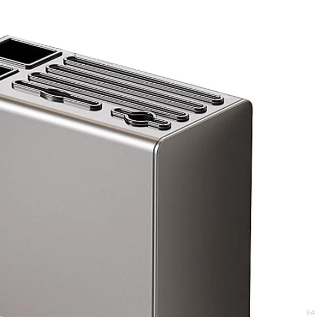 Messerblock-Trockenständer, multifunktional, mehrere Schlitze, leicht zu reinigen, universelle Aufbewahrung von Messern