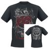 Slayer Pentagram Schedel Slang Verweerd Thrash Metal Band Unisex Zwaar Katoen Oversized Streetwear T-shirt
