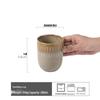 OLOEY Retro Japanese Ceramic Handle Cup Set