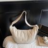 Ladies Large Capacity Casual Dumpling Bag Fashionable Cotton Shoulder Crossbody Bag for Women Stylish Personalized Women's Bag