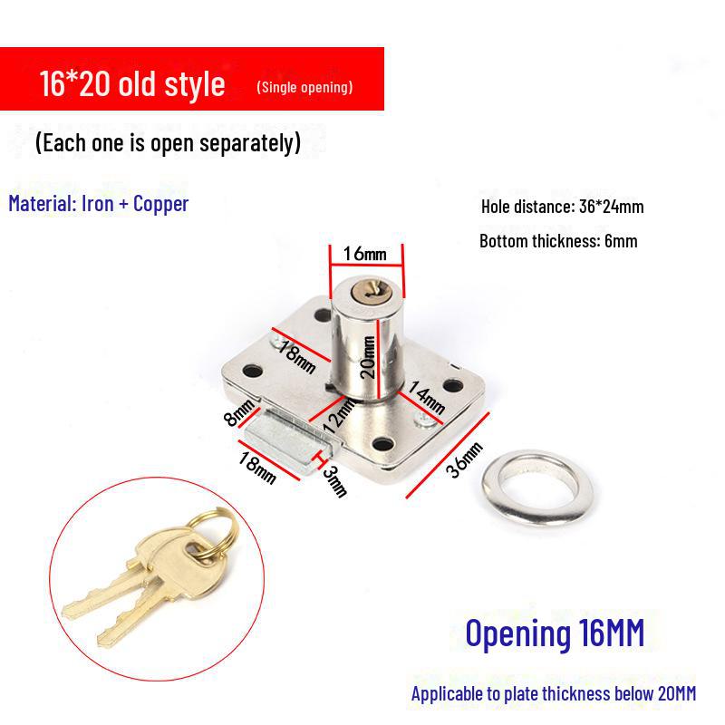 

Тройной замок для ящиков офисной мебели и картотечных шкафов