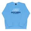 Skechers Classic Graffiti Letter Logo Print Casual Fashion Comfortable Versatile Crew Neck Pullover Long Sleeve Sweatshirt RF-L424U006-01CQ