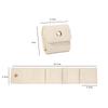 Simple and Portable Compartmentalized Jewelry Bag, Ring Storage Bag Urine Carrying Travel Earring Jewelry Storage Bag