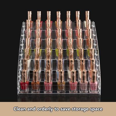 Mehrschichtiges Acryl Nagellack Displayregal - Transparenter Organizer für Gel-Lack und Kosmetik in Nagelstudios