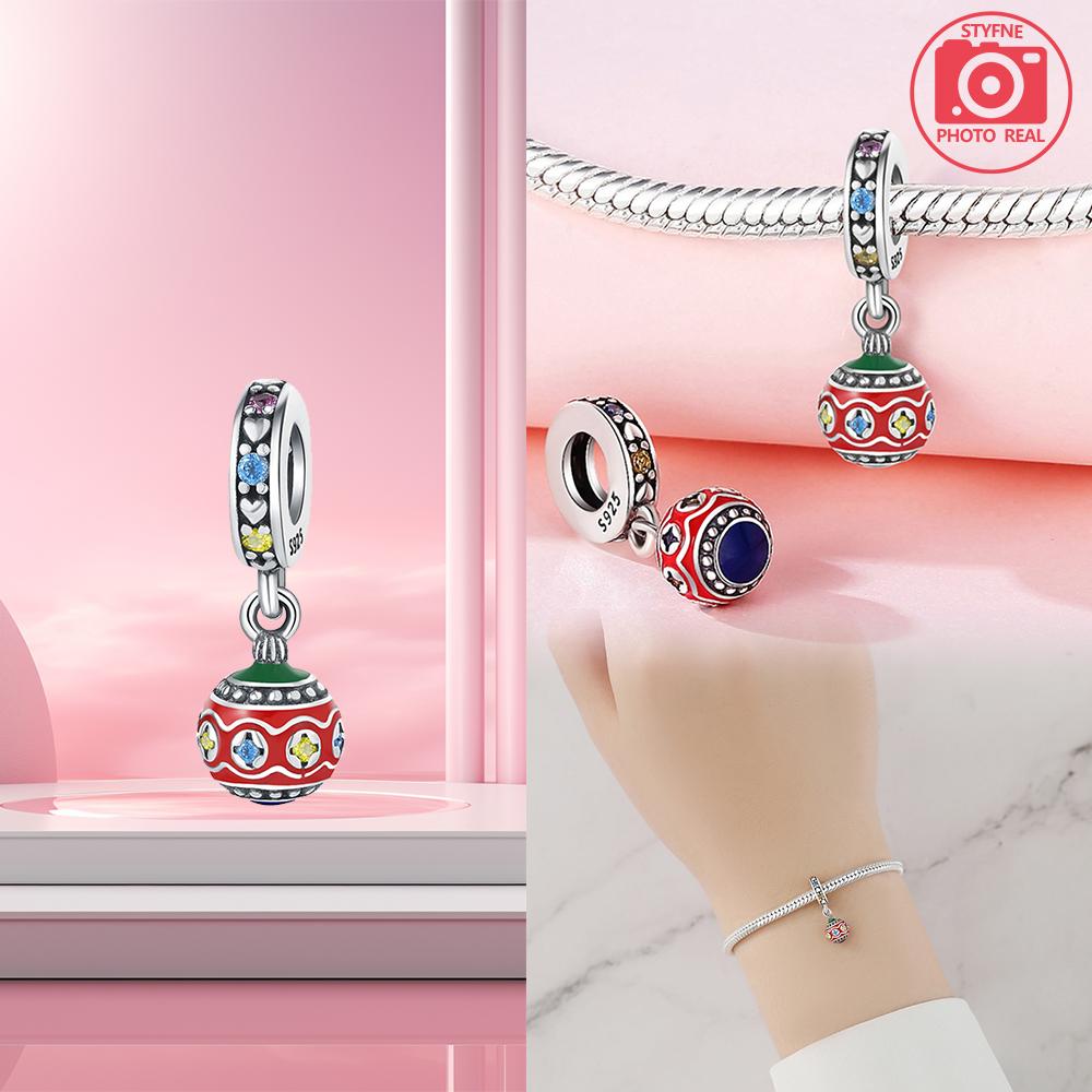 Copper Fine Elegant Charm Christmas Wreath Pendants For Dangle Pendants Beads Jewellery Bead New Gift For Women