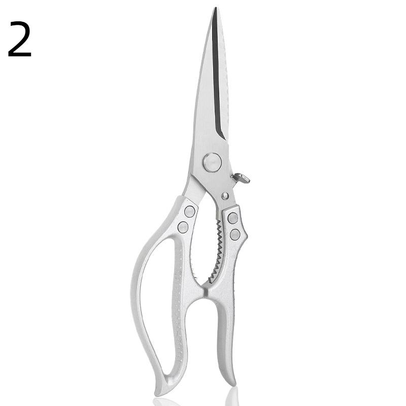 

Профессиональные Мощные Ножницы Цельнометаллические Кухонные Ножницы для Куриных Костей Бытовые Многофункциональные Ножницы Кухонный Инструмент 2