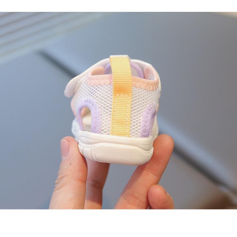 Summer Baby Sandals Soft Sole Non-slip Male Treasure 1-2 Years Old Female Bag Head Baby Shoes Breathable Infant Toddler Sandals