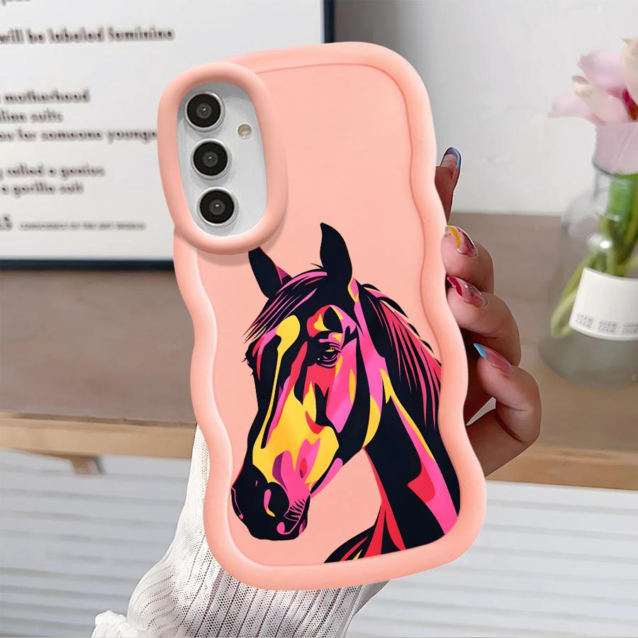 Cool Horse Soft Phone Cover Case for Samsung Galaxy A52 A21s A16 A14 A13 A15 A11 A12 A22 A03 A23 A53 A04 A33 A05 A06