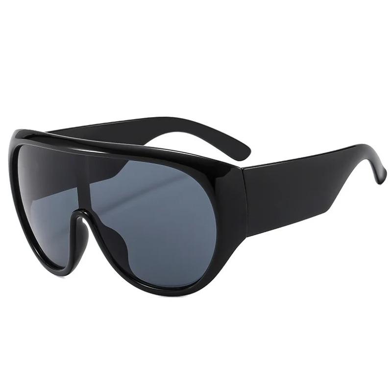 New Oversized Square Sunglasses UV400 Protection Trendy Unisex Design for Outdoor Cycling and Fashion