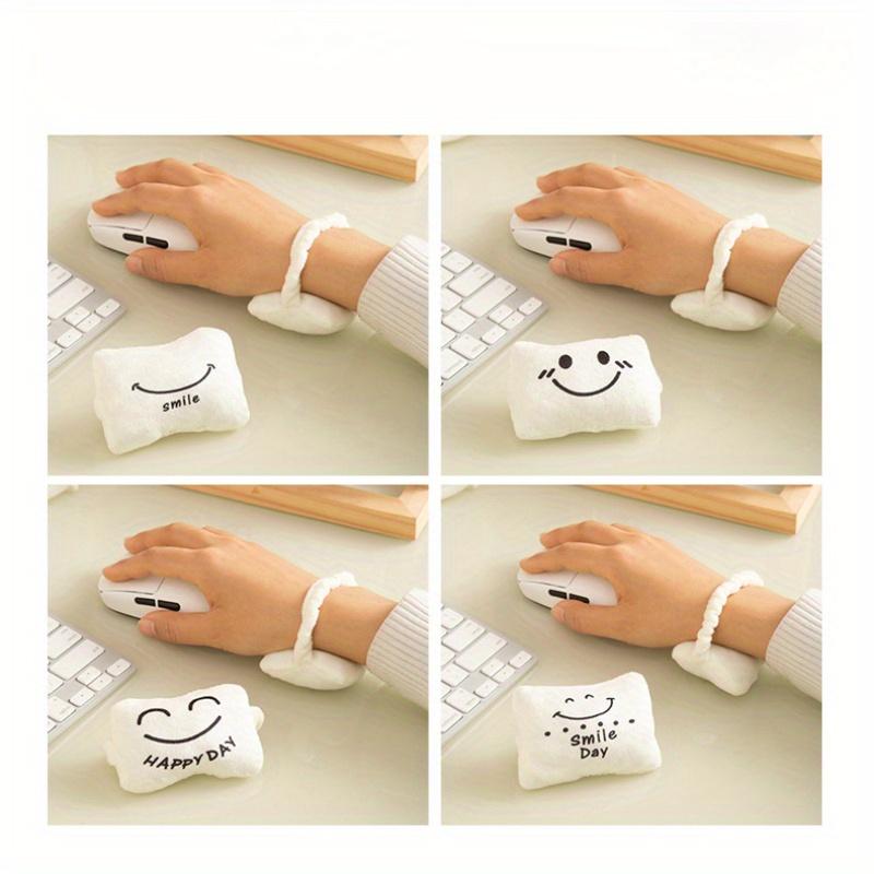 2pc Mouse Pad Wrist Pillow, Office Keyboard Typing Anti-wear Hand Pad, Hand Support, Office Wrist Guard Artifact