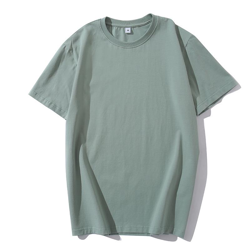 Men's Summer White Ice Silk Cotton Short-Sleeve T-Shirt - Solid Color Inner Wear 