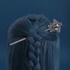 Vintage Viking Skull Crow Wing Hair Stick Gothic Party Headwear Accessory For Women Cosplay Costume Jewelry Decor