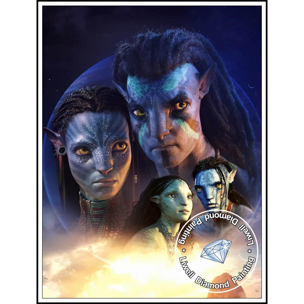 Avatar Planeta Pandora Na'vi 5D Diamantové malování Plné diamantů DIY Ručně vyráběné Diamantové malování Fantazie Dekorativní malířský set