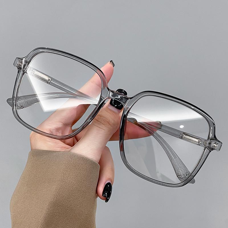 Must Have Square Photochromic Sunglasses Fashion Sunglasses Season Oversized Trendy Frame Sun Protective Uv Protection