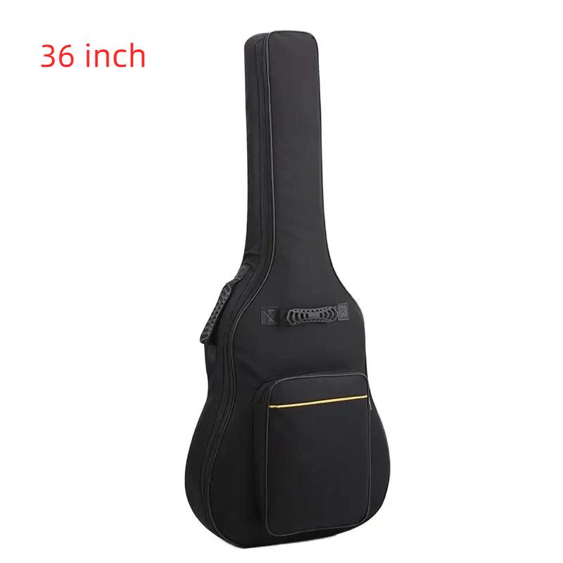 36/39/41  inch Acoustic Guitar Bag Thicken Sponge Padding Water Resistent Shoulder Strap Electric / BASS Guitar Case Dust-proof Acoustic 36 inch