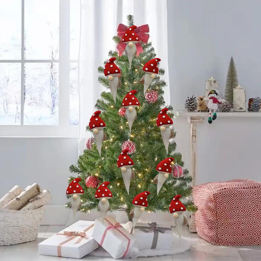 Weihnachtsfeier Zubehör, Wichtel Weihnachtsdekoration Zwerg Weihnachtsbaum Dekoration Anhänger, Geeignet für Heimdekoration