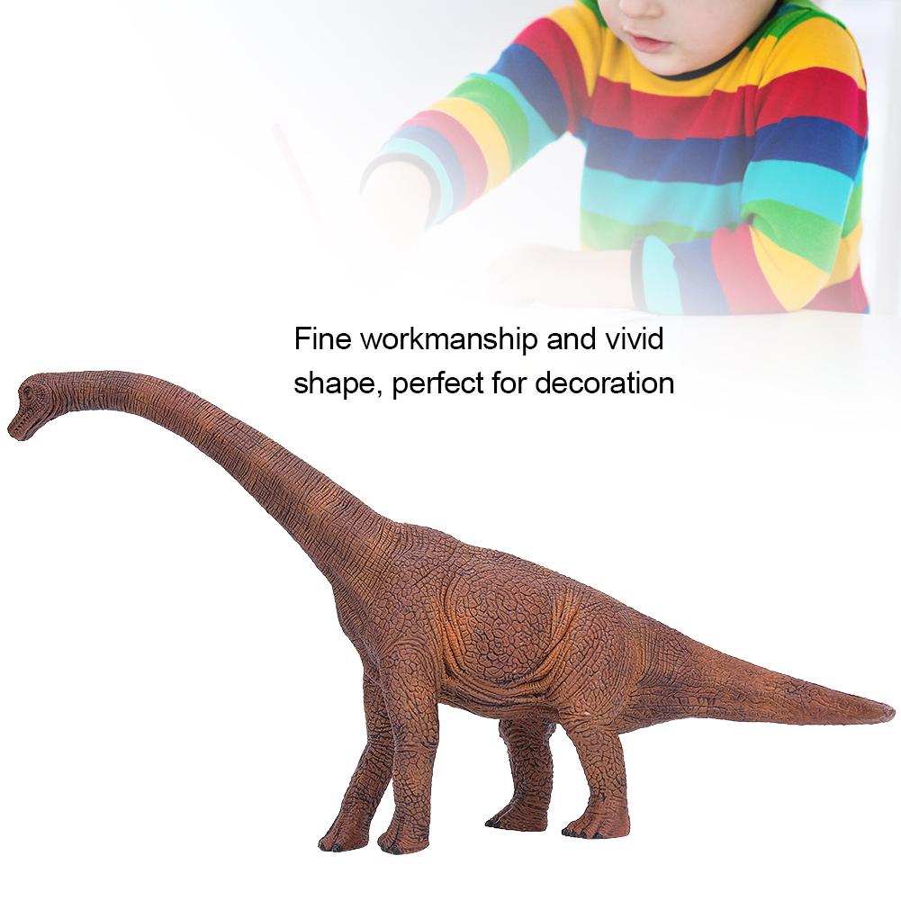 Simulation Brachiosaurus Shape Animal Model Statue Toy Children Educational Gift Decor