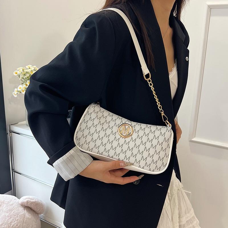 Fashion Retro Trend Printed Letter Women's Handbag High-end Texture Temperament Versatile Shoulder Armpit Bag