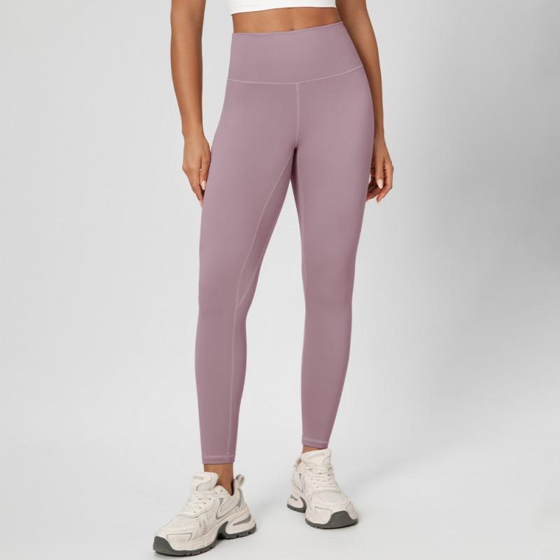 Womens High Waist Tummy Control Yoga Leggings Double-sided Brushed Fitness Pants Running Gym M193