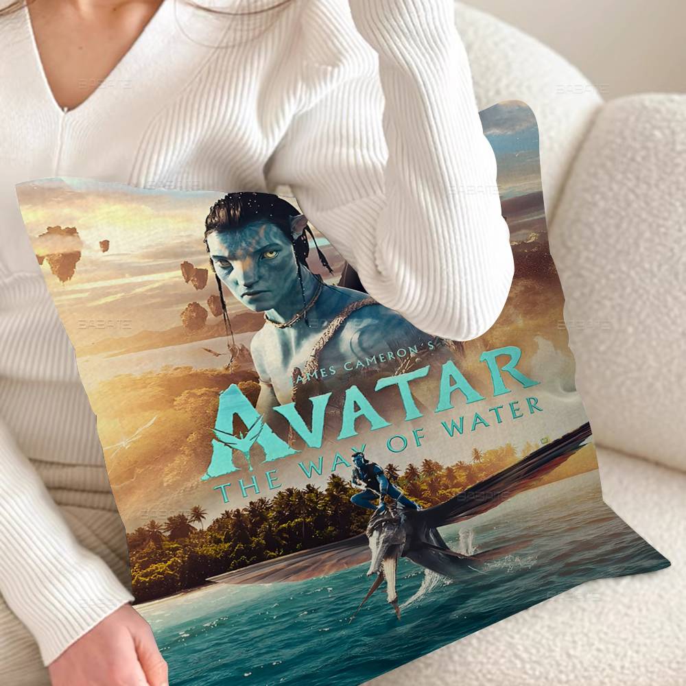 

Movie Avatar The Way Of Water Personalized Pillow Cover Kids Bedroom Wild Party Decor Pillowcase kid Birthday shower Gift 30x30cm