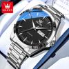 OLEVS Men's Automatic Mechanical Watch - Day/Date, Waterproof, Luminous, Steel Band
