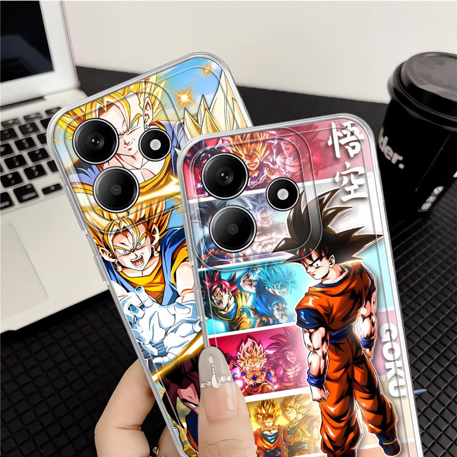 D-Dragons Ball Anime Case for Xiaomi Redmi Note 14 Pro Plus 10S 11 14C 9 10 12S A4 11S 13C Note 13 12 Soft Phone Cover