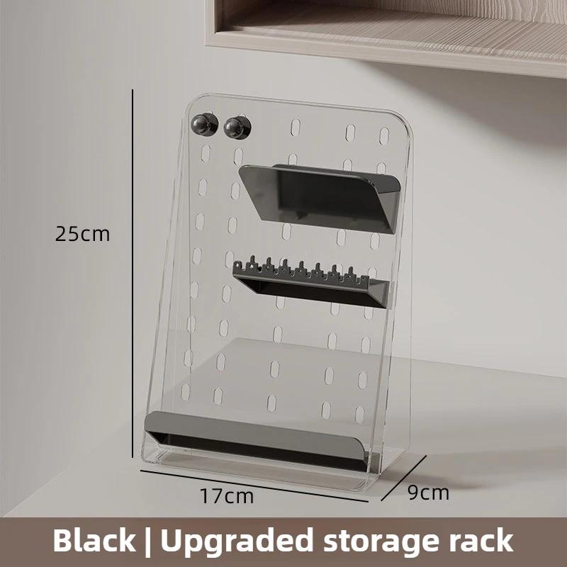

Multi-Layer Bathroom Mirror Cabinet Organizer - Countertop Makeup Storage Box, Cosmetic Organizing Rack for Bathroom Vanity