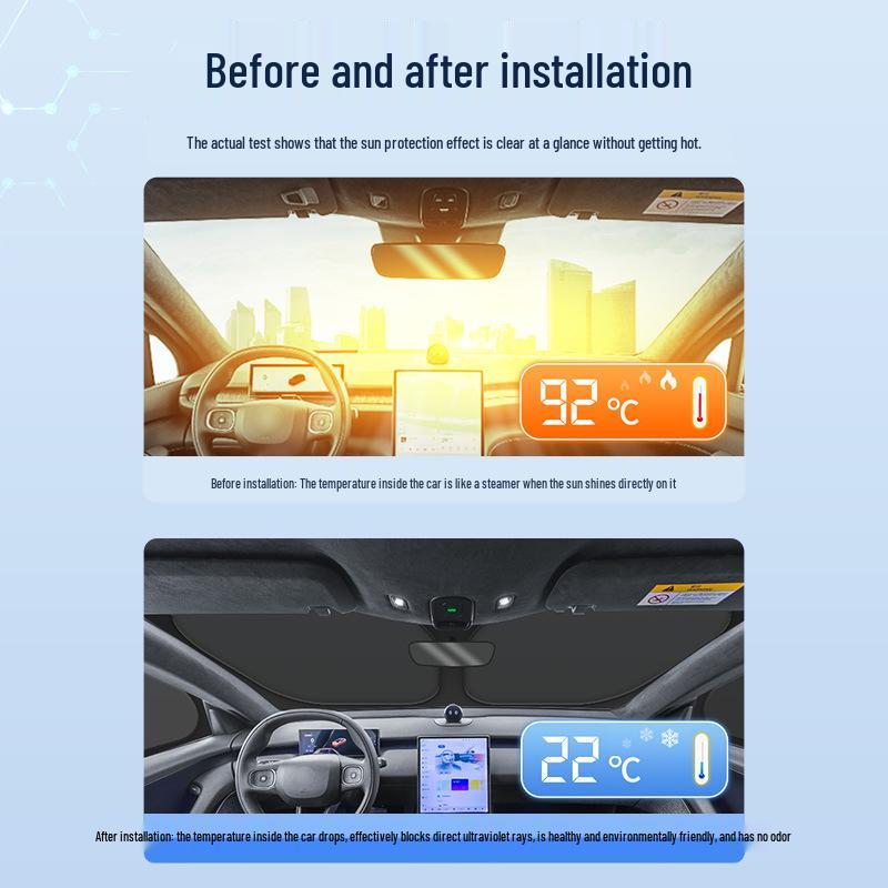 Sunshade for Nio 25 Lydo L90 Models - Heat Insulation, Privacy, and Opaque Protection