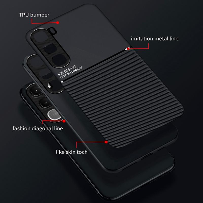 Rugged Non-Slip Case for Vivo Y31 5G Y21d Protective Cover Magnetic Suction Holder Coque Fundas Capa