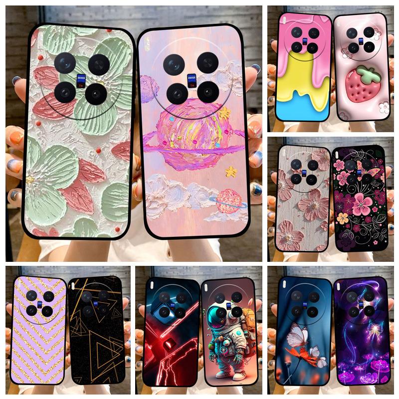 For Vivo X300 Pro Case New Stylish Silicone Soft TPU Back Cover For Vivo X300Pro Shockproof Bumper Fudna X 300 Pro V2502A Capa