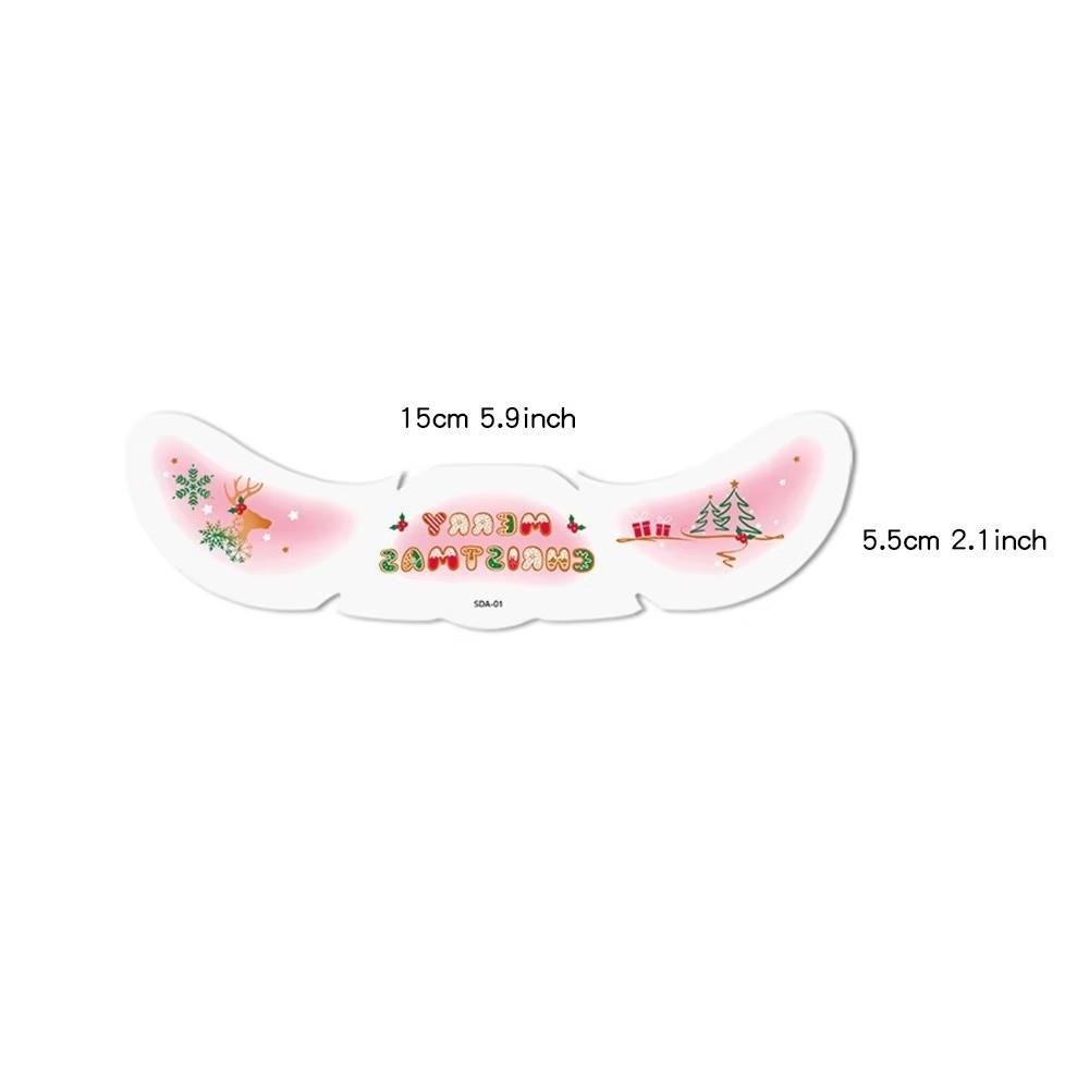 Sweet Style Face Tattoos Waterproof Scrapbook Stickers Realistic Stickers Holiday Events