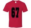 Six Seven Meme Jersey Number 67 Funny Trending Popular Gift T Shirt