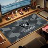Las Vegas Raiders Druck Kissen Rutschfest Laptop Tablet Großes Mauspadd XXL Matte Mini-PC Spielmatte Mit Verriegeltem Rand