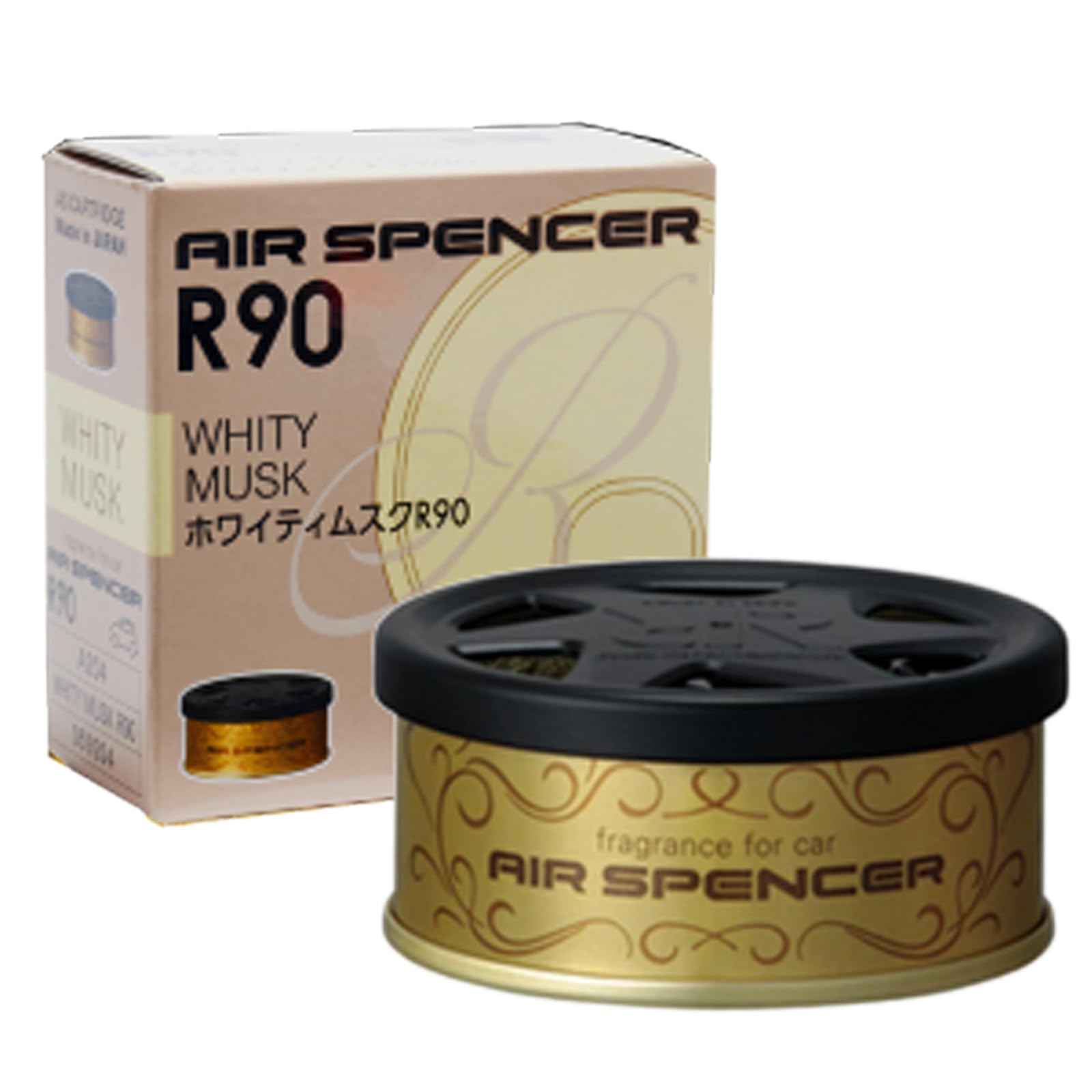 Air Spencer Car Air Freshener AS Cartridge R90 Can Type A204 059204 (Eikousha) [White Musk] золотой