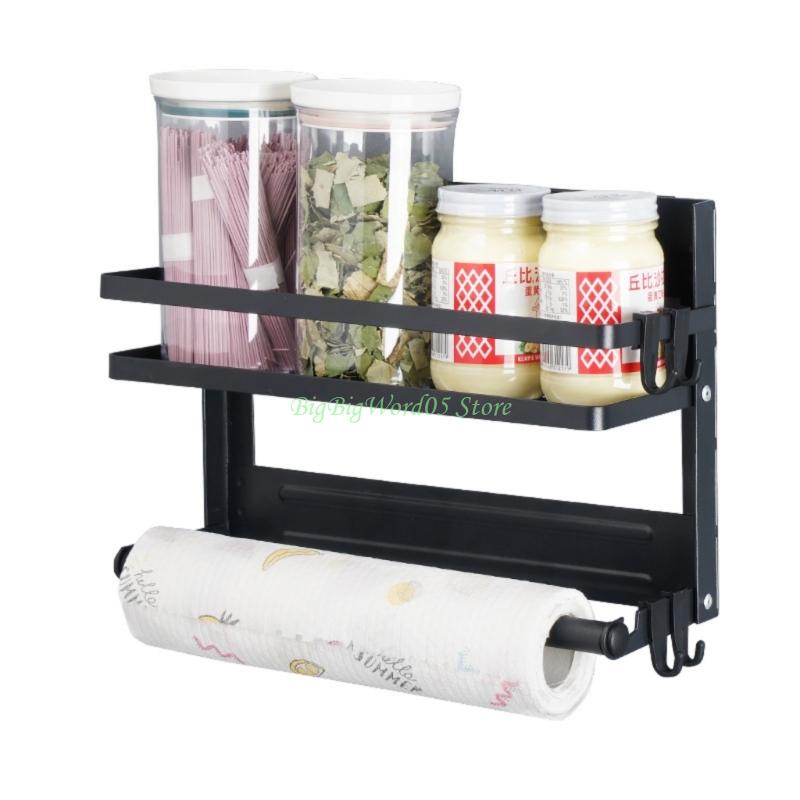 24TE Spices Rack Foldable Design Refrigerator Door Mount Practical 20kg Capacity Space Efficient Kitchen Organizers