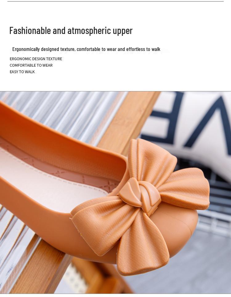 New Women's Summer Baotou Non-Slip Flat Jelly Sandals