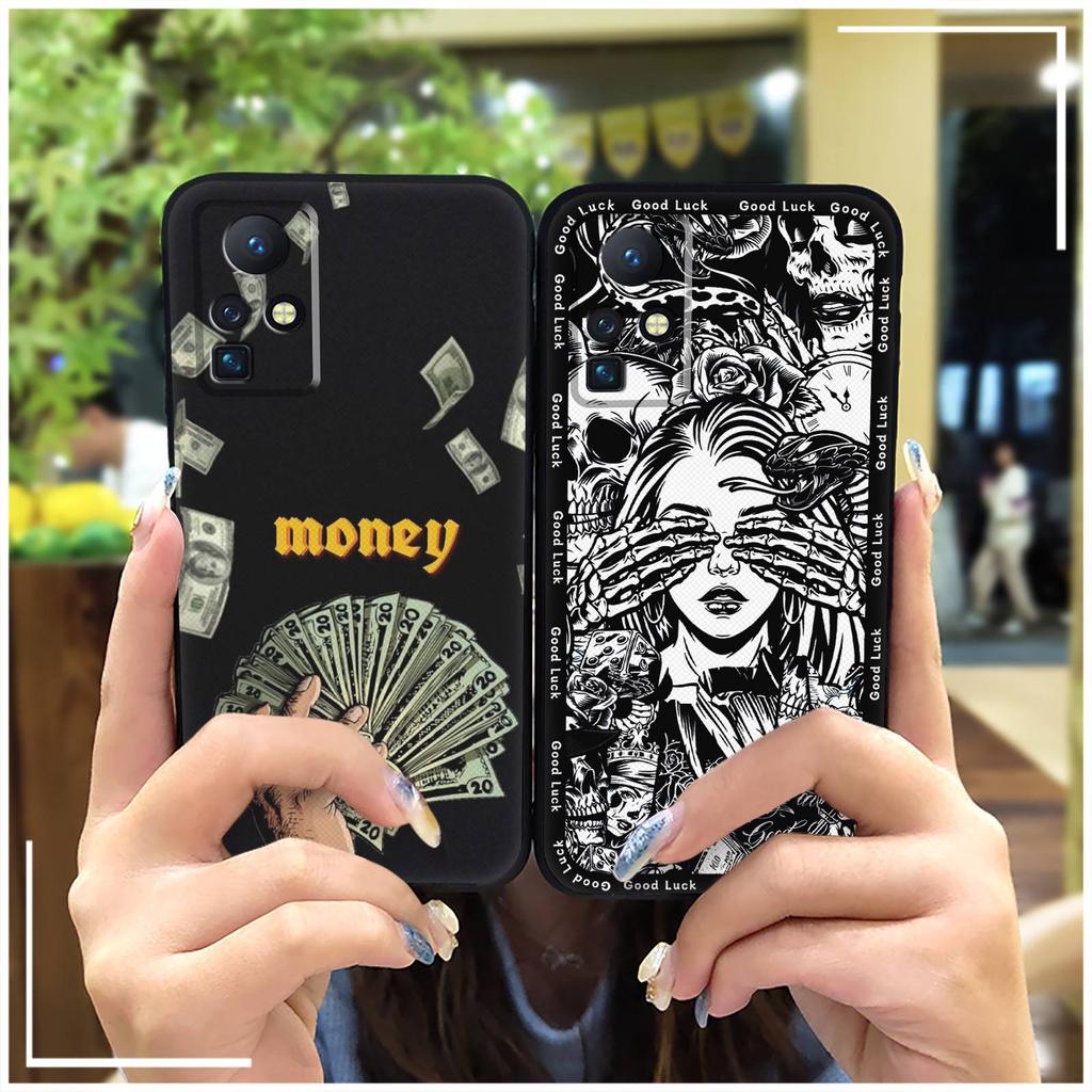 Anti-knock Silicone Phone Case For infinix Zero X/X Pro/X6811/X6811B Durable Phone Pouch TPU Graffiti Back Cover Cute