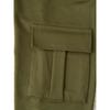 [Pantaloni Cargo ad Alta Elasticità] Pantaloni Jogger Cargo da Donna ad Alta Elasticità Stretti - Tasche Coperte, Vita con Coulisse, Colore Unico Nero Miscela di Poliestere